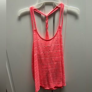 Pink Racerback Loose Fitting Tank